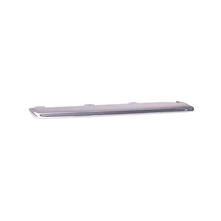Mercedes E Class, W213 2016 2020 RH (Drivers Side) Front Bumper Grille Trim, Upper, Chrome