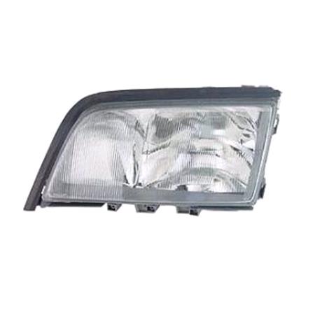 Left Headlamp (Takes  x H1 & 1 x H3 Bulbs) for Mercedes C CLASS 1993 1996