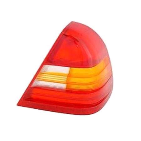 Right Rear Lens (Amber Indicator, Original Equipment, Saloon Only) for Mercedes C CLASS 1993 1995