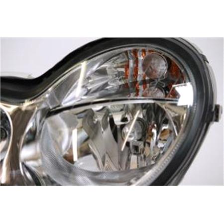 Left Headlamp (Halogen, Takes H7/H7 Bulbs, Original Equipment) for Mercedes C CLASS 2004 2007