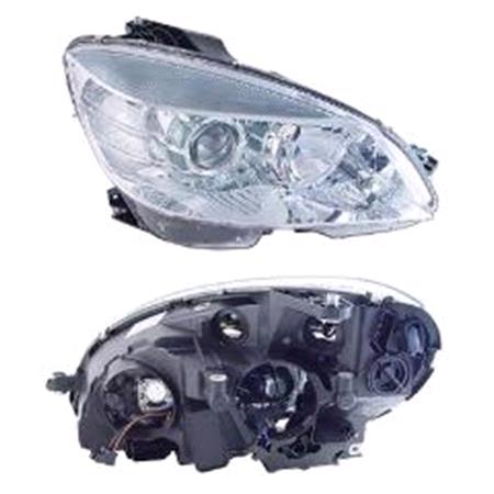 Right Headlamp (Halogen, Takes H7 / H7 Bulbs) for Mercedes C CLASS Estate 2007 on