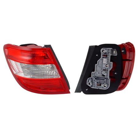 Left Rear Lamp (Clear Indicator, Estate Only, Classic/Elegance Models, Original Equipment) for Mercedes C CLASS Estate 2007 on