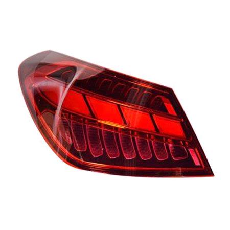 Left Rear Lamp (Outer, On Quarter Panel, LED, Saloon Models, Original Equipment) for Mercedes C CLASS 2021 Onwards