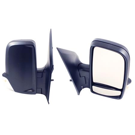 Right Wing Mirror (manual, indicator lamp) for Mercedes SPRINTER 5 t Flatbed, 2006 Onwards