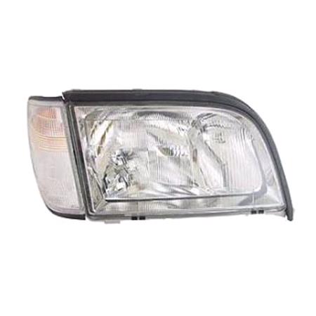 Right Headlamp (Supplied With Clear Indicator, Original Equipment) for Mercedes S CLASS 1993 1998