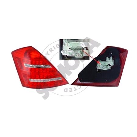 Left Rear Lamp (LED, Original Equipment) for Mercedes S CLASS 2009 on