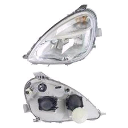 Mercedes A Class W168 2001 2004 LH Headlamp, Halogen