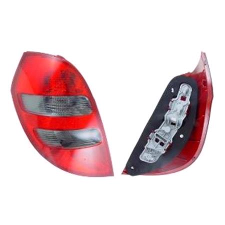 Left Rear Lamp (Smoked Indicator, Avantgarde Models, With Bulbholder, Original Equipment) for Mercedes A CLASS 2005 2008