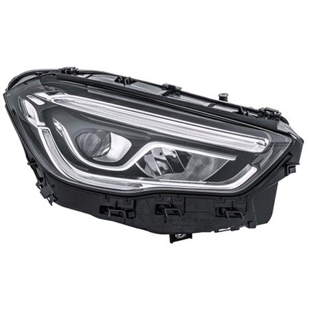Right Headlamp (LED, Supplied Without Modules, Original Equipment) for Mercedes GLA CLASS 2020 to 2023