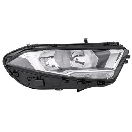 Right Headlamp (Halogen, Takes H7 / H7 Bulbs, With LED Daytime Running Light, Supplied With Motor, Original Equipment) for Mercedes A CLASS Saloon 2018 on