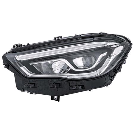 Left Headlamp (LED, Supplied Without Modules, Original Equipment) for Mercedes GLA CLASS 2020 to 2023