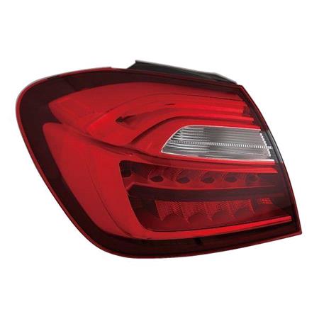 Left Rear Lamp (Outer, On Quarter Panel, LED / Halogen, Hatchback Models, For Vehicles With Halogen Headlamps) for Mercedes A CLASS 2018 2022