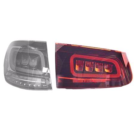 Right Rear Lamp (Outer, On Quarter Panel, LED, Original Equipment) for Mercedes GLC 2019 to 2023