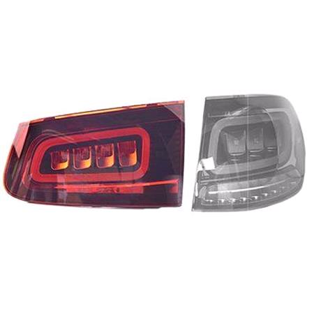  Right Rear Lamp (Inner, On Boot Lid, LED, Original Equipment) for Mercedes GLC 2019 to 2023