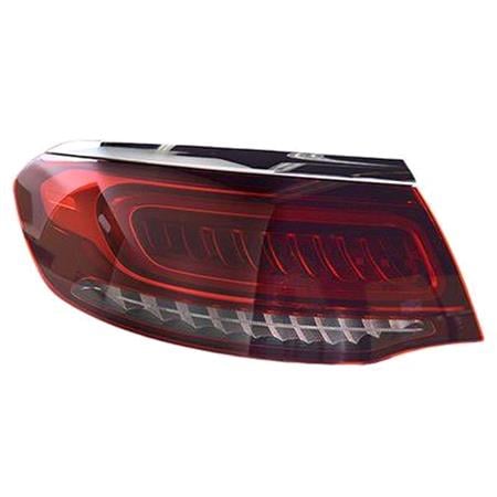 Left Rear Lamp (Outer, On Quarter Panel, LED, Original Equipment) for Mercedes GLC Coupe 2019 to 2023