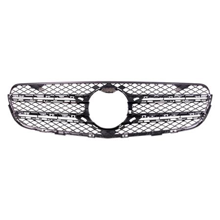 Mercedes GLC Class, X253 2015 2019 Front Bumper Grille, Inner Section, Matt Black, Supplied Without Moulding or Trims, TUV Approved