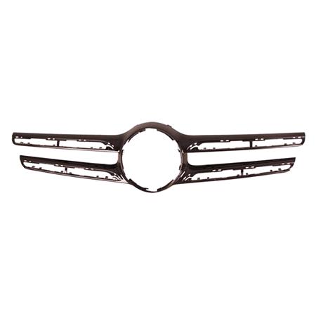 Mercedes GLC Class, X253 2015 2019 Front Bumper Grille Moulding, Painted Black, Supplied Without Chrome Trims, TUV Approved