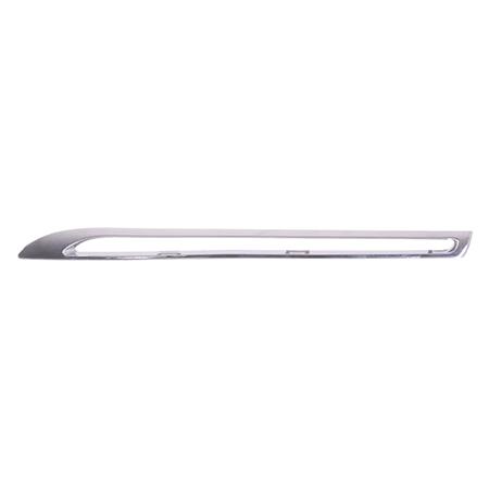 Mercedes GLC Class, X253 2015 2019 RH (Drivers Side) Front Bumper Grille Trim, Upper, Chrome