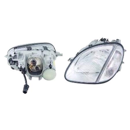 Left Headlamp (Halogen, Supplied With Indicator, Original Equipment) for Mercedes SLK 1997 2004