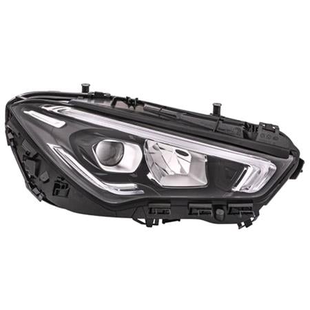 Right Headlamp (LED, Supplied Without Modules, Original Equipment) for Mercedes CLA 2019 to 2023