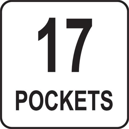 OPEN TOTE TOOL BAG 13" WITH ALU HANDLE