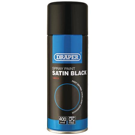 Satin Black Paint (400ml)