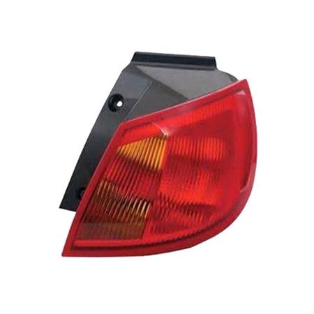 Right Rear Lamp (Outer, On Quarter Panel, 3 Door Models Only, Supplied With Bulbholder, Original Equipment) for Mitsubishi COLT VI 2004 2009