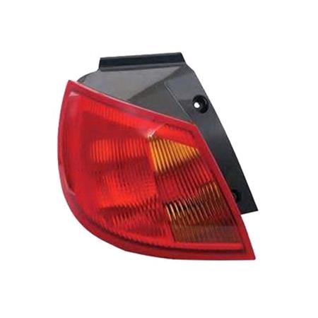 Left Rear Lamp (Outer, On Quarter Panel, 3 Door Models Only, Supplied With Bulbholder, Original Equipment) for Mitsubishi COLT VI 2004 2009