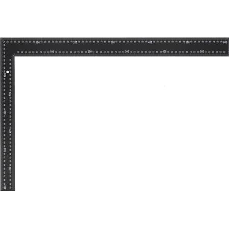 TRY SQUARE, STEEL, BLACK 600x400MM