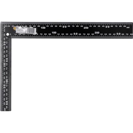 TRY SQUARE, STEEL, BLACK 300x200MM