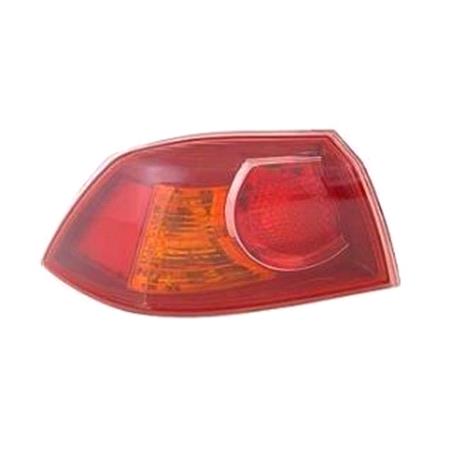 Left Rear Lamp (Outer, On Quarter Panel, Saloon Only) for Mitsubishi LANCER Saloon 2007 on