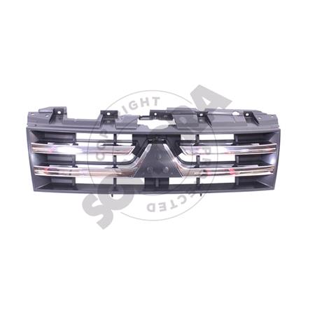 Pajero '07 '12 Grille, Dark Grey, With C   Mitsubishi PAJERO/SHOGUN 2007 Onwards