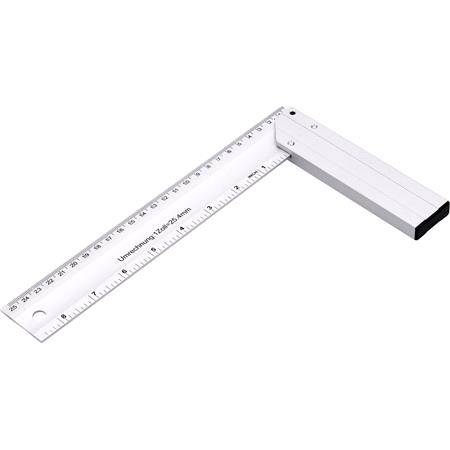 ALUMINIUM TRY SQUARE 250MM