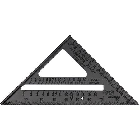 ALUMINIUM TRIANGLE RULER  WITH A FOOT