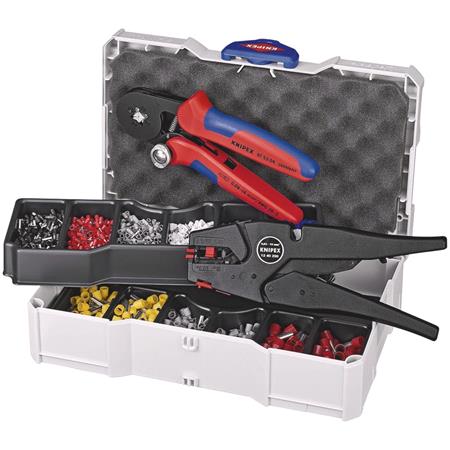 KNIPEX 18382 Electrical Crimping Assortment for Wire Ferrules
