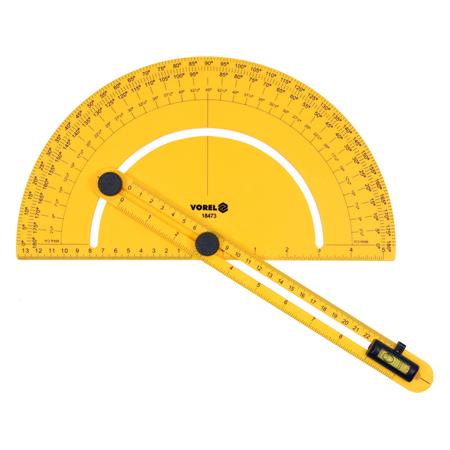 PROTRACTOR WITH LEVEL
