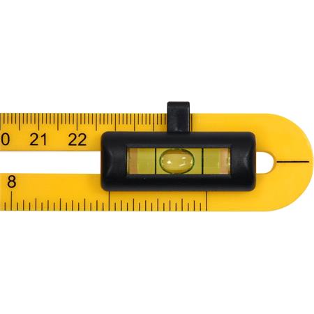 PROTRACTOR WITH LEVEL