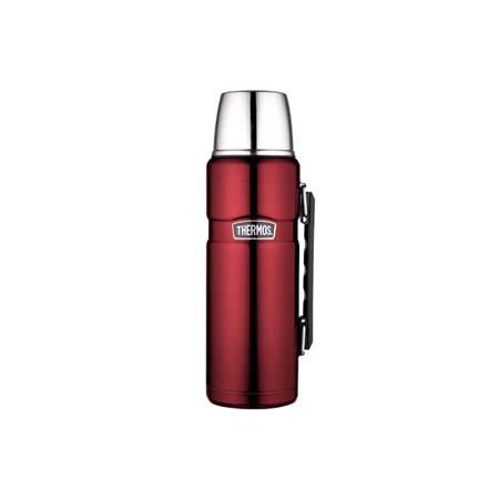 Thermos 1.2L Stainless Steel King Flask   Red
