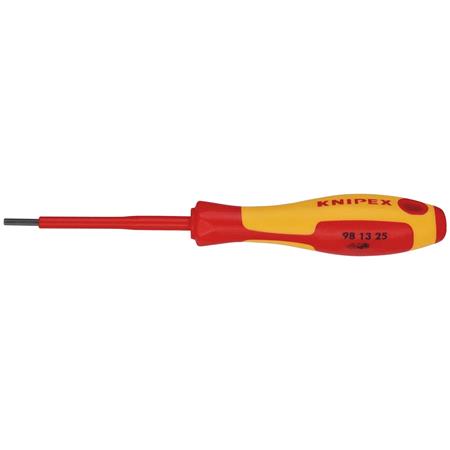 KNIPEX 18774 VDE Insulated Hexagon Screwdriver, 2.5 x 75mm