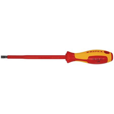 KNIPEX 18796 VDE Insulated Slotted Screwdriver, 6.5 x 150mm