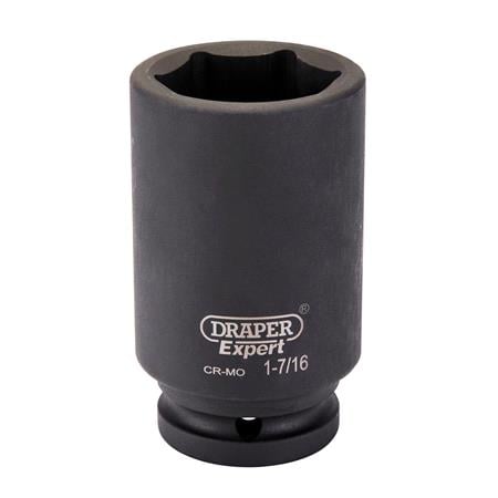 Draper Expert 18998 Imperial Deep Impact Socket, 3/4" Sq. Dr. 1.7/16"