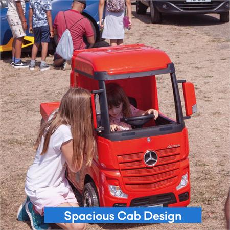 Kids Mercedes Actros Lorry 24v Electric Ride on Truck with Trailer