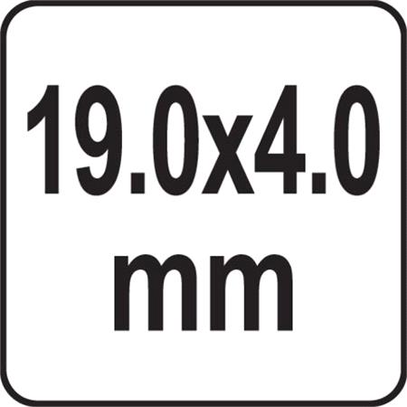 ALUMINIUM BLIND RIVETS 19.0x4.0MM 50PCS