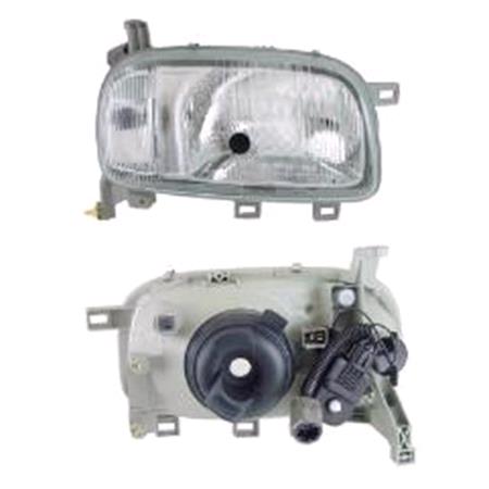 Right Headlamp (Takes H4 Bulb, With Load Level Adjustment, Supplied Without Motor, Original Equipment) for Nissan MICRA 1997 1998