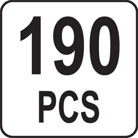 TWIST DRILL BIT SET 190PCS 1 13MM