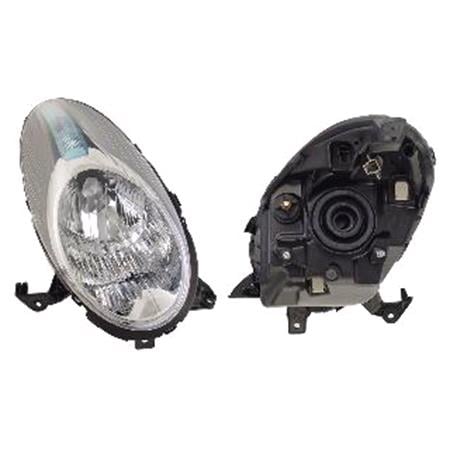 Right Headlamp (Takes H4 Bulb) for Nissan MICRA 2008 2011