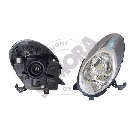 Left Headlamp (Takes H4 Bulb, Supplied With Motor & Bulb, Original Equipment) for Nissan MICRA 2008 on