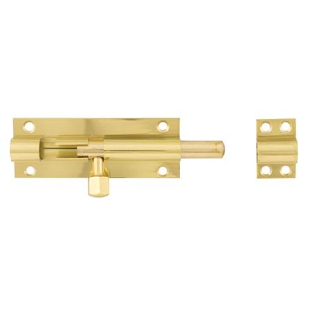 MOY Brass Barrel Bolt Straight p/pkd 2.5 Inch 64mm 682sp
