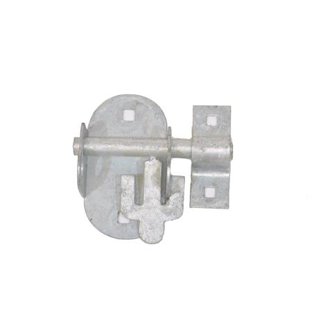 MOY Galvanised Oval Padbolt   4 Inch