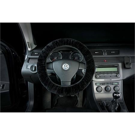 Luxury Lambskin steering wheel cover